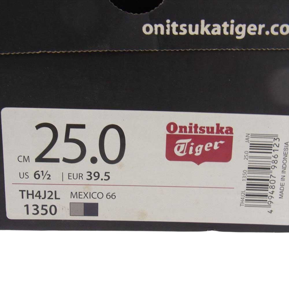 ONITSUKA TIGER オニツカタイガー TH4J2L   MEXICO 66  メキシコ スニーカー グレー系 25cm【新古品】【未使用】【中古】