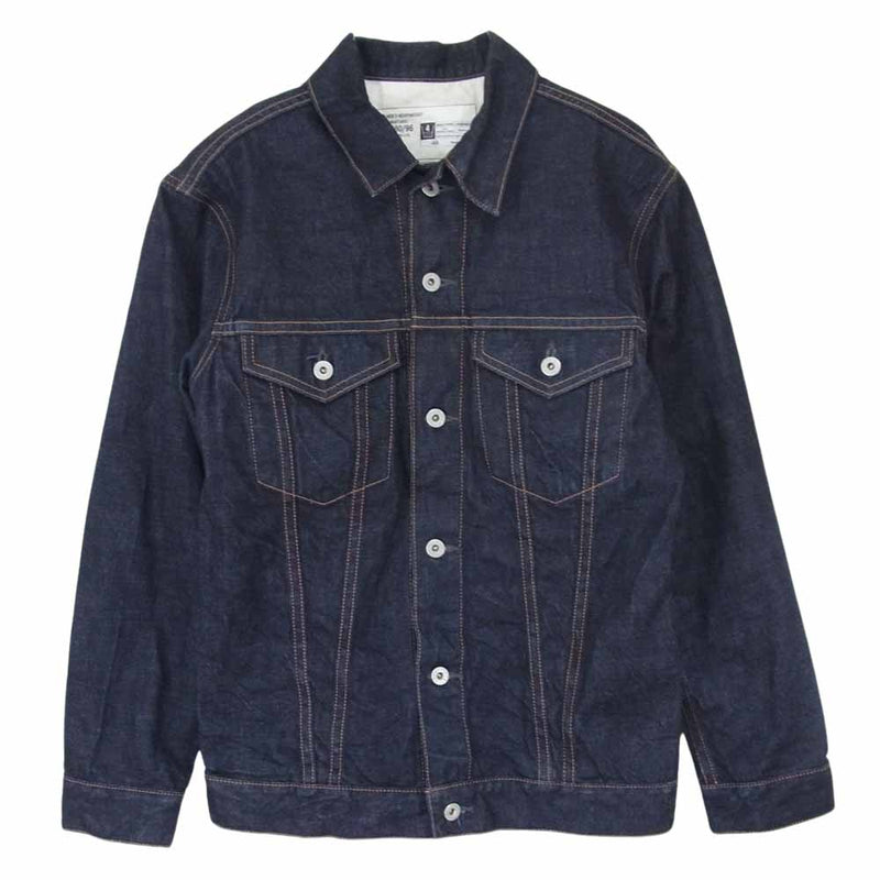 FOB FACTORY エフオービーファクトリー 3rd Type Denim Jacket デニム ジャケット インディゴブルー系 L【美品】【中古】