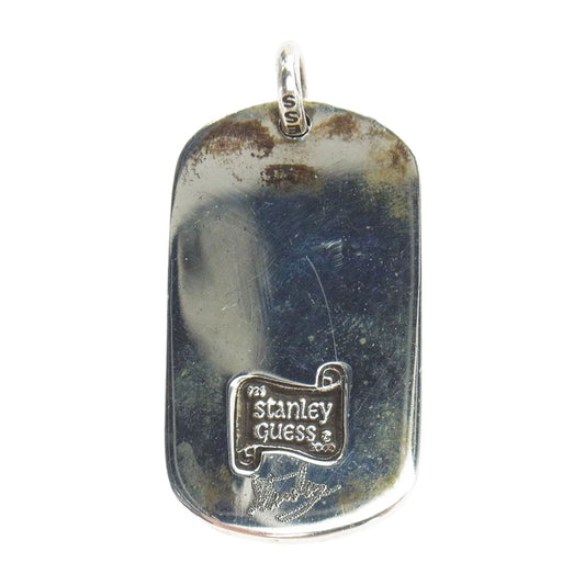 STANLEY GUESS スタンリーゲス ワンピースシェル ドッグタグ ペンダント シルバー系【中古】