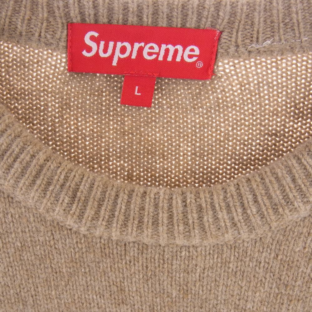 Supreme シュプリーム 22AW Doughboy Sweater ドゥーボーイ セーター ニット ベージュ系 L【美品】【中古】