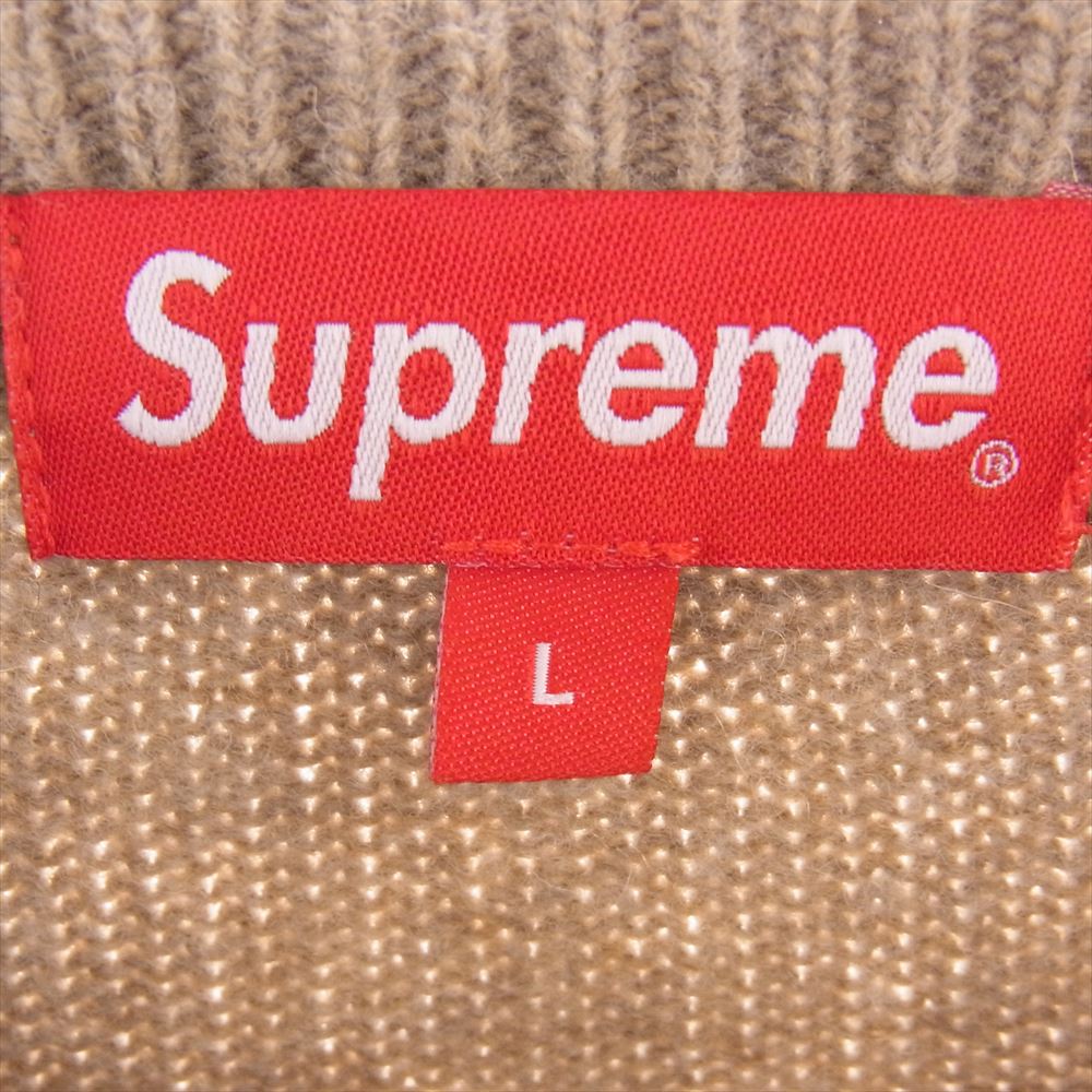 Supreme シュプリーム 22AW Doughboy Sweater ドゥーボーイ セーター ニット ベージュ系 L【美品】【中古】