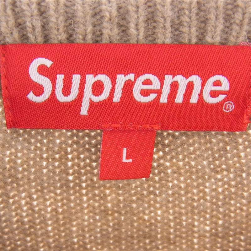 Supreme シュプリーム 22AW Doughboy Sweater ドゥーボーイ セーター ニット ベージュ系 L【美品】【中古】