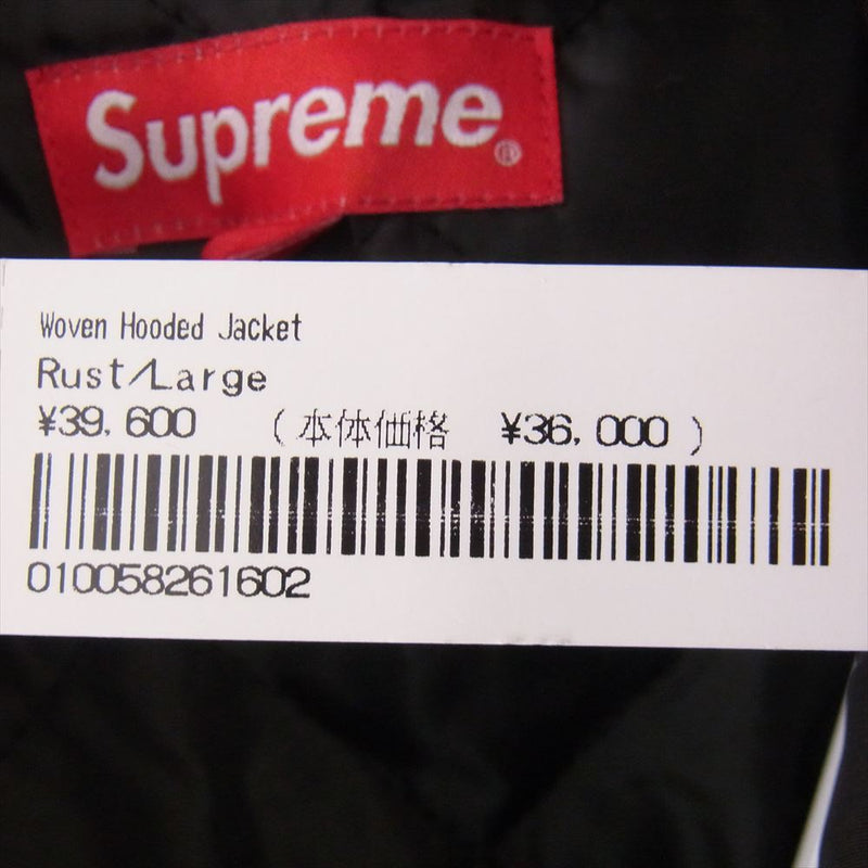 Supreme シュプリーム Woven Hooded Jacket ウーブン フーデッド パーカ ジャケット マルチカラー系 L【極上美品】【中古】