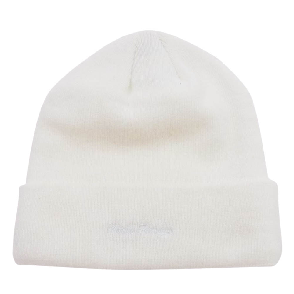 Supreme シュプリーム 16AW New Era Box Logo Beanie ニューエラ ボックスロゴビーニー ニット帽 ホワイト系【中古】