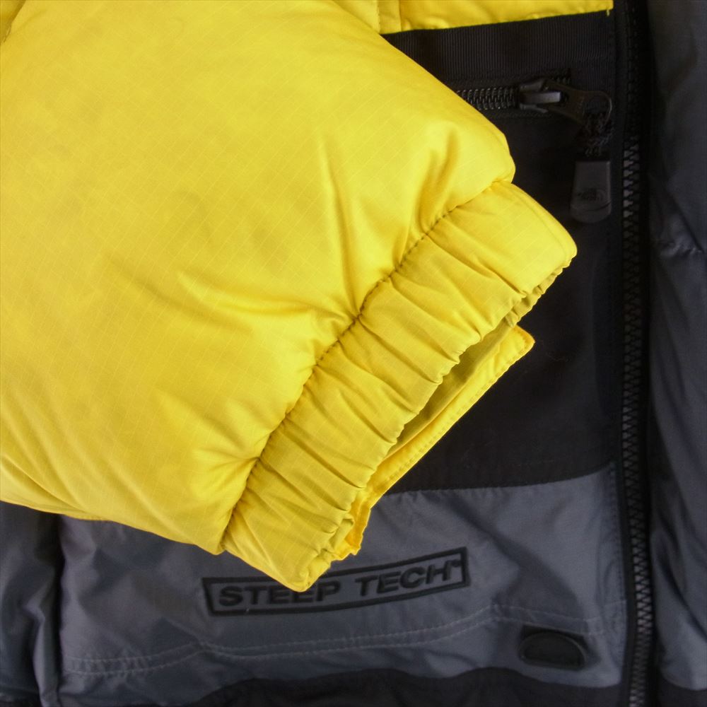 THE NORTH FACE ノースフェイス 20AW NF0A4QYT Steep Tech Down Jacket スティープテック ダウン ジャケット ブラック系 イエロー系 グレー系 XL【中古】