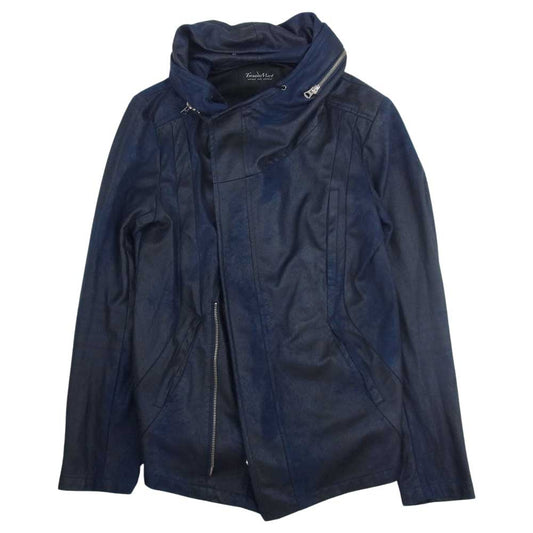 トルネードマート TBL-3102-3 エステル ピーチ ヘアライン ビッグ フード ジャケット インディゴブルー系 L【中古】