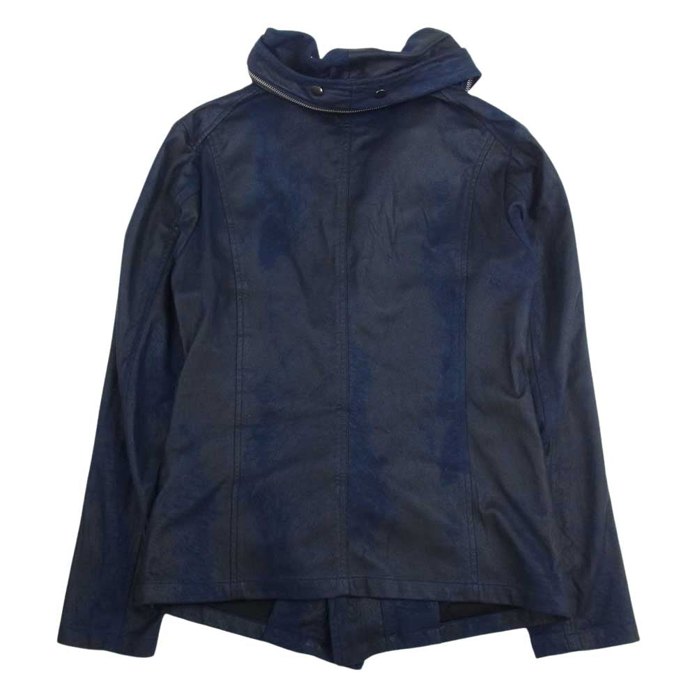 トルネードマート TBL-3102-3 エステル ピーチ ヘアライン ビッグ フード ジャケット インディゴブルー系 L【中古】