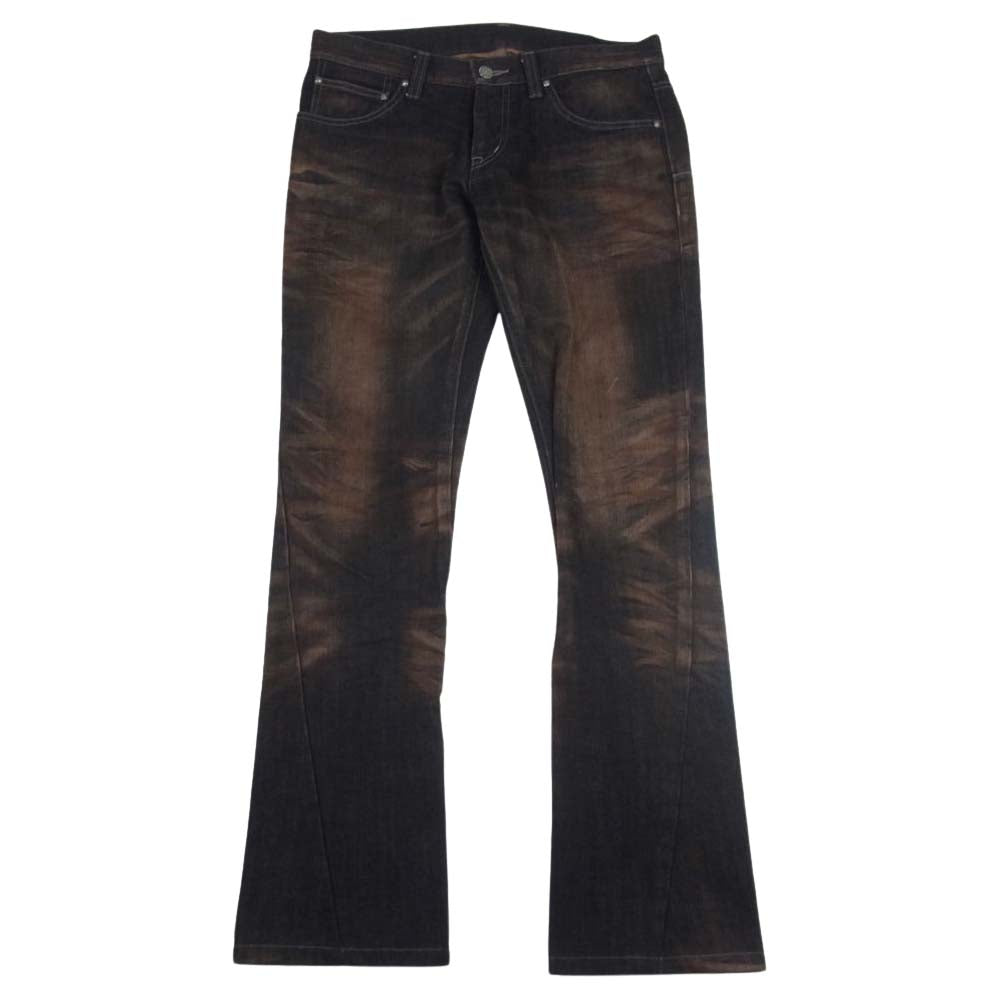 トルネードマート TPT-3614 ヒゲ 加工 デニム パンツ ブラック系 M【中古】