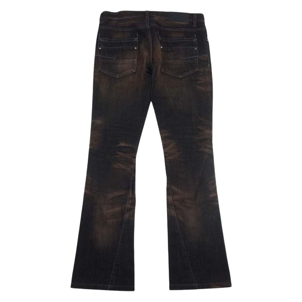 トルネードマート TPT-3614 ヒゲ 加工 デニム パンツ ブラック系 M【中古】