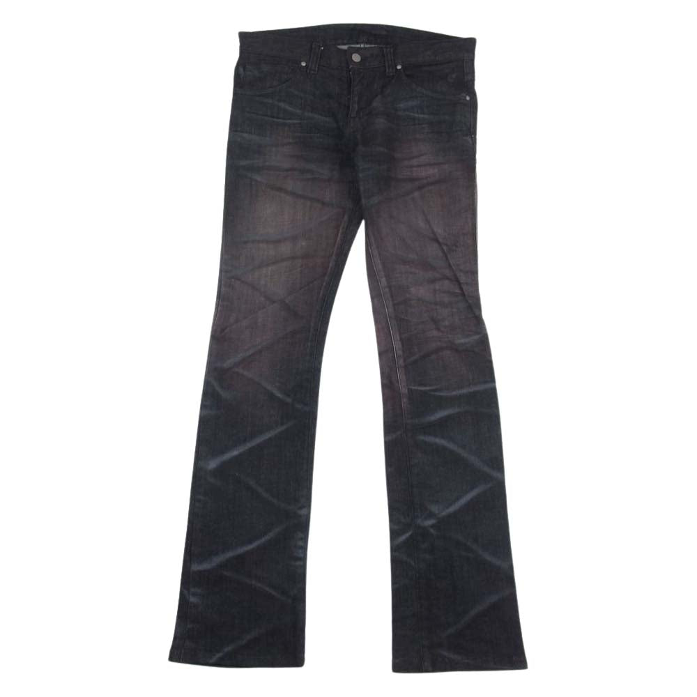 トルネードマート TPT-4205-3 ヒゲ 加工  デニム パンツ  ブラック系 S【中古】