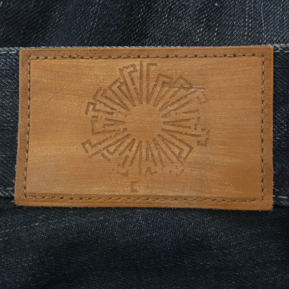 トルネードマート TPT-9226 ボタンフライ ブーツカット フレア デニム パンツ ダークネイビー系 M【中古】