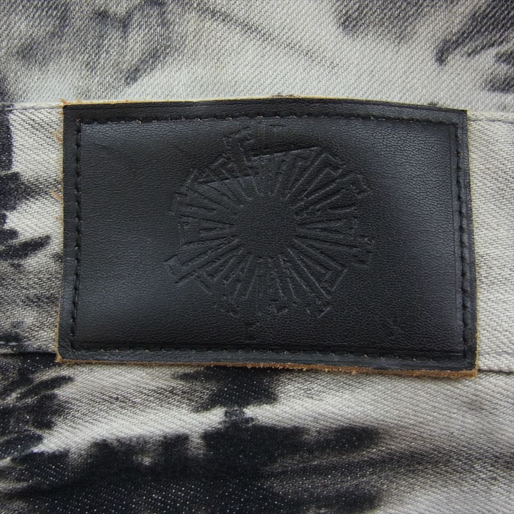 トルネードマート TPT-9224 ブーツカット フレア 編み上げ レースアップ デニム パンツ グレー系 M【中古】