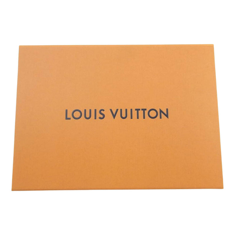 LOUIS VUITTON ルイ・ヴィトン M74742 エシャルプ・ロゴマニア マフラー ウール シルク ピンクグレー系【美品】【中古】