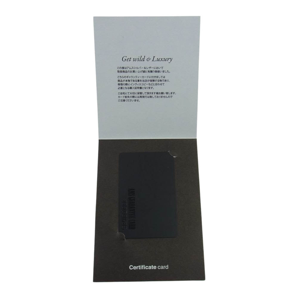 CHROME HEARTS クロムハーツ（原本無） AMS購入証明書付属 1SNAP WALLET CAMO ワンスナップ カモフラ レザー ウォレット 迷彩 二つ折り財布  カーキ系【中古】