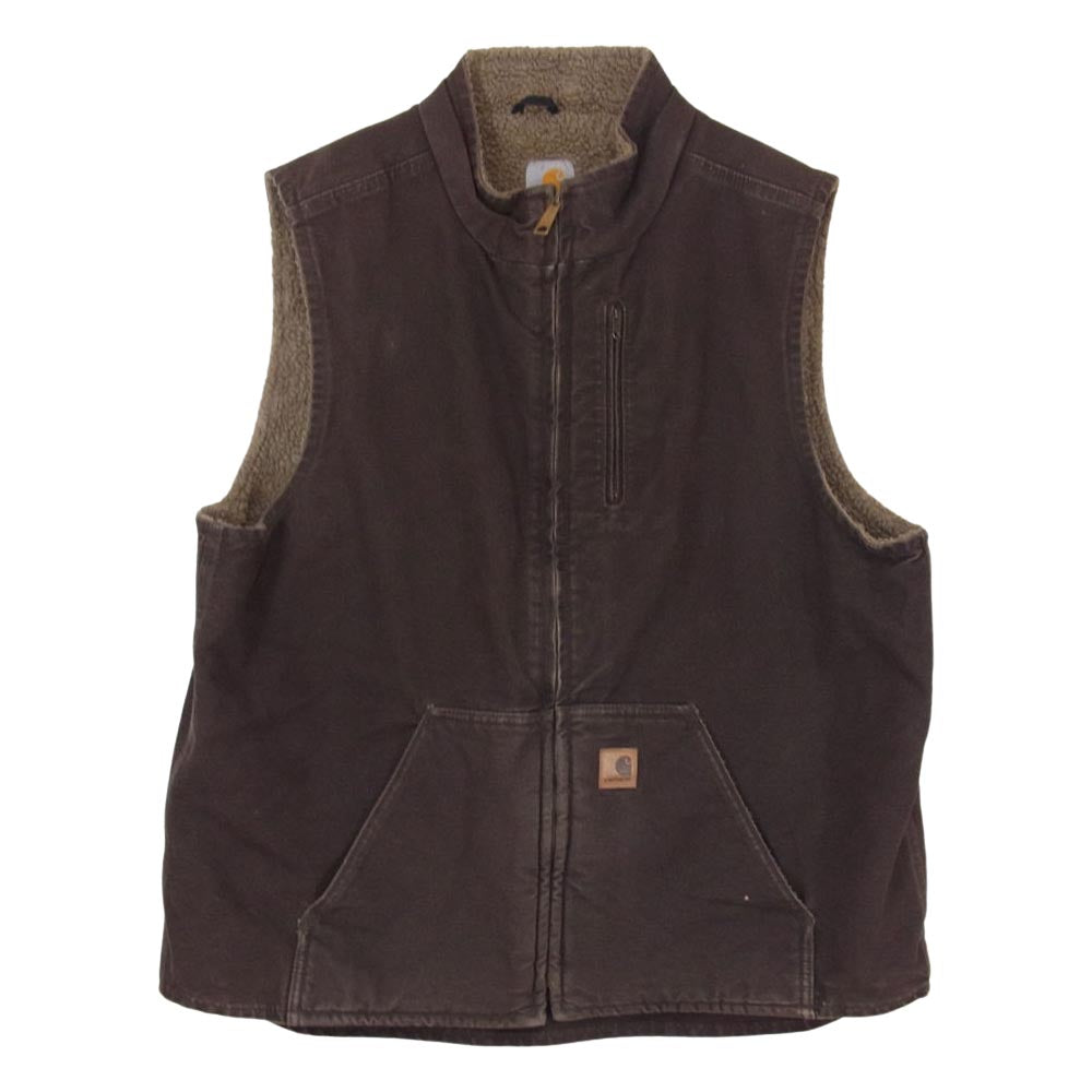 Carhartt カーハート 90s メキシコ製 ボア ダック ベスト ベージュ系 XL【中古】