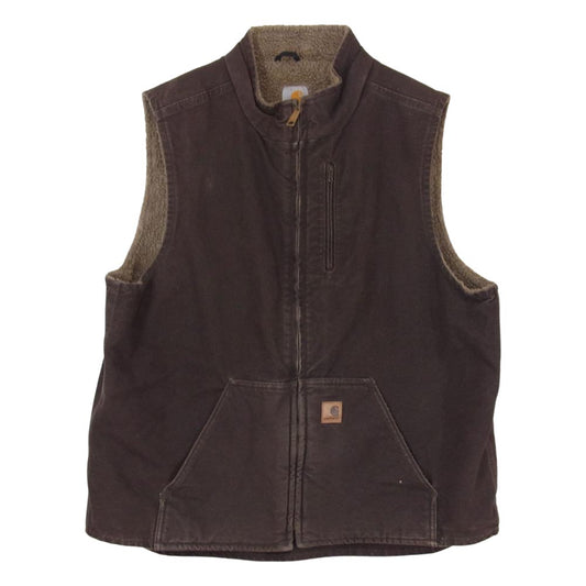 Carhartt カーハート 90s メキシコ製 ボア ダック ベスト ベージュ系 XL【中古】