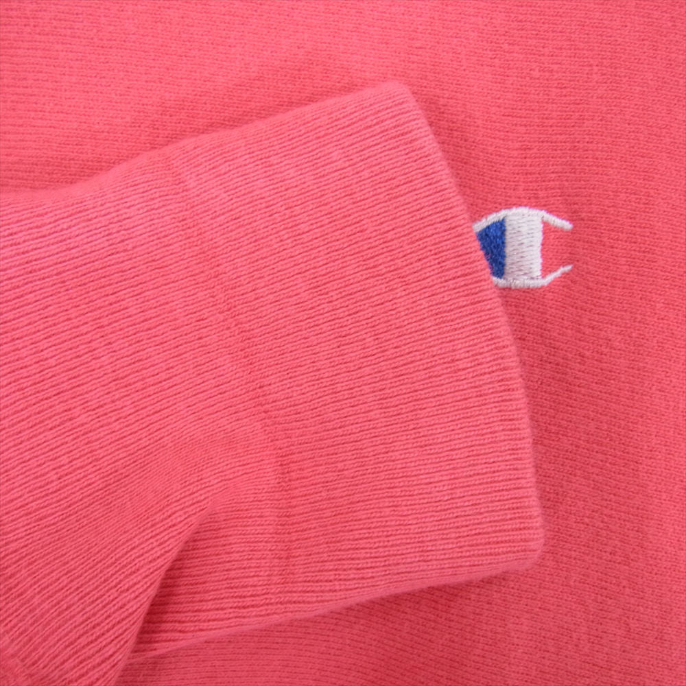 Champion チャンピオン 90s 目有 リバースウィーブ スウェット トレーナー ピンク系 X-LARGE【中古】