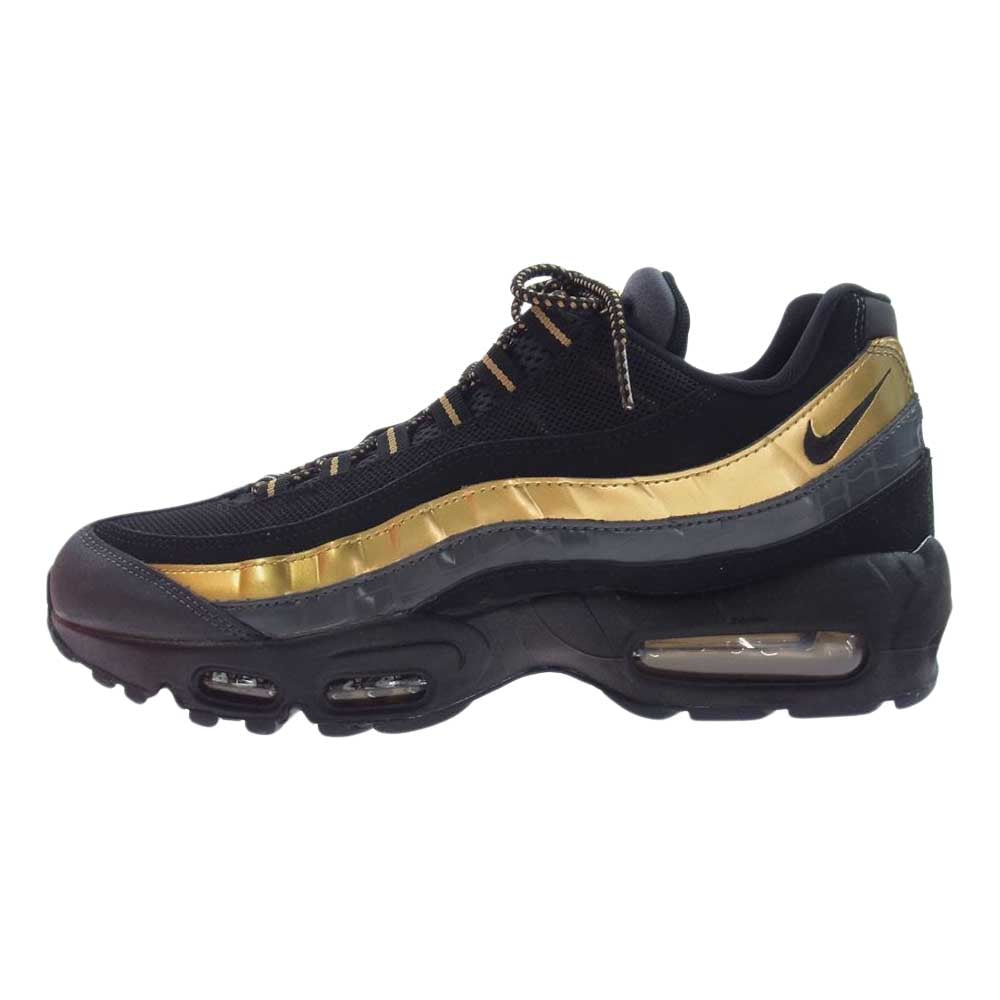 NIKE ナイキ 538416-007 Air Max 95 Black/Metallic Gold エアマックス スニーカー ブラック系 27.5cm【新古品】【未使用】【中古】
