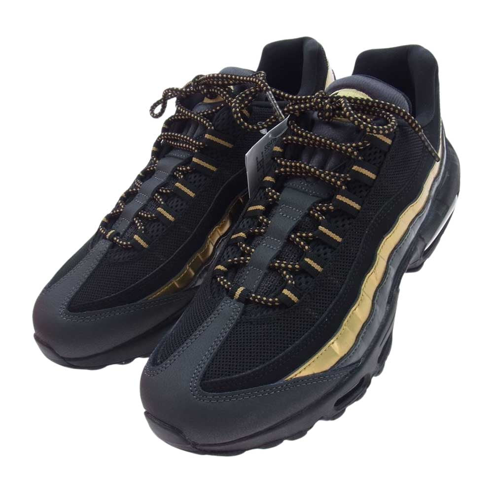 NIKE ナイキ 538416-007 Air Max 95 Black/Metallic Gold エアマックス スニーカー ブラック系 27.5cm【新古品】【未使用】【中古】
