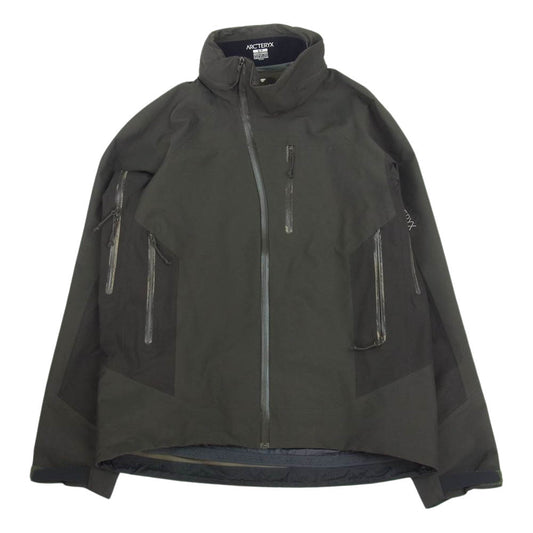 ARC'TERYX アークテリクス 34438 SIDEWINDER AR JACKET サイドワインダー ナイロン ジャケット カーキ系 S【中古】