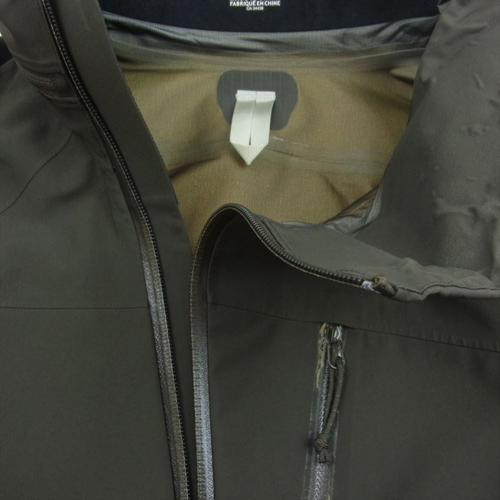 ARC'TERYX アークテリクス 34438 SIDEWINDER AR JACKET サイドワインダー ナイロン ジャケット カーキ系 S【中古】
