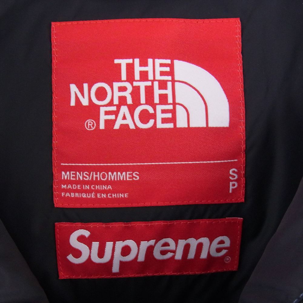 Supreme シュプリーム 21AW ND52100I The North Face Bleached Denim Print Nuptse Jacket ノースフェイス ブリーチ ヌプシ ダウン ジャケット ブルー系 SP【中古】