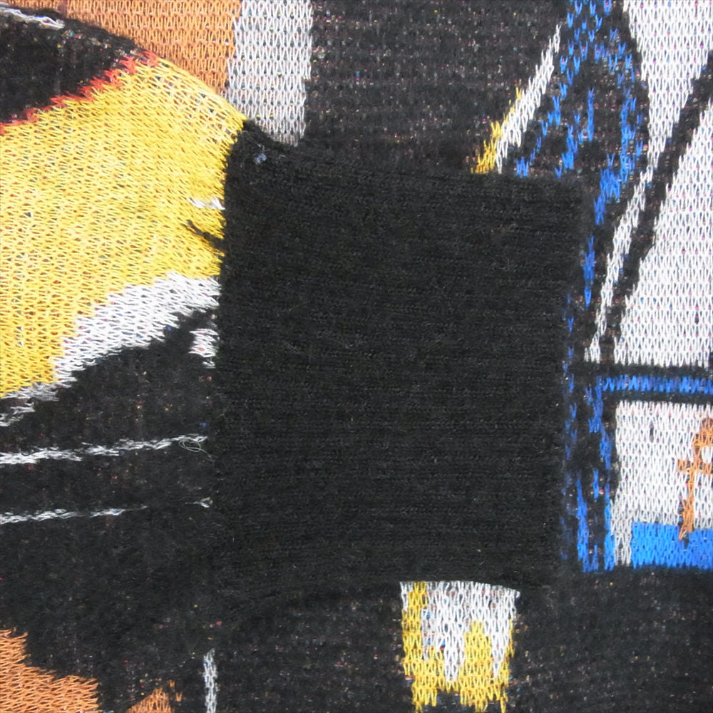 WACKO MARIA ワコマリア 22AW BASQUIAT-WM-KN02 JEAN MICHEL BASQUIAT CREW NECK SWEATER TYPE-2 バスキア モヘア ニット ジャガード セーター マルチカラー系 M【極上美品】【中古】