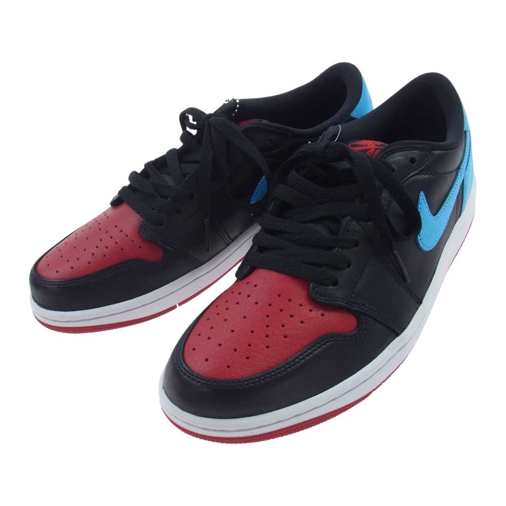 NIKE ナイキ CZ0775-046 WMNS Air Jordan 1 Retro Low OG NC to Chi ウィメンズ エアジョーダン1 レトロ ロー OG ノースカロライナ トゥ シカゴ スニーカー ブラック系 27.5cm【新古品】【未使用】【中古】