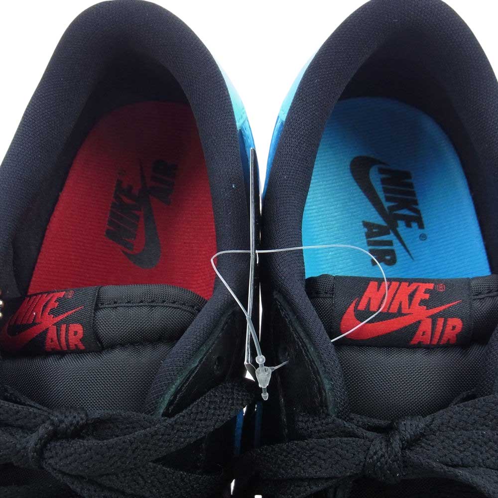 NIKE ナイキ CZ0775-046 WMNS Air Jordan 1 Retro Low OG NC to Chi ウィメンズ エアジョーダン1 レトロ ロー OG ノースカロライナ トゥ シカゴ スニーカー ブラック系 27.5cm【新古品】【未使用】【中古】