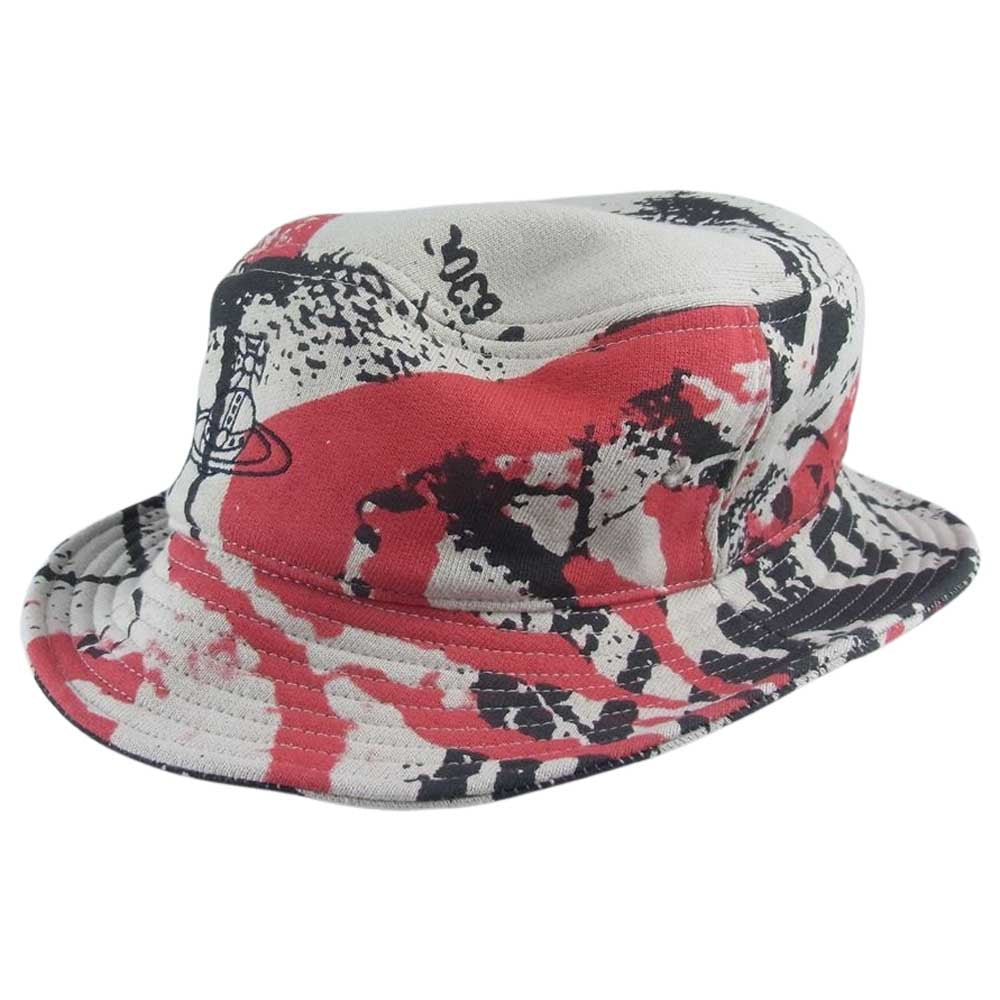 Vivienne Westwood ヴィヴィアンウエストウッド RUBBISH BUCKET HAT バケット ハット マルチカラー系 F【中古】