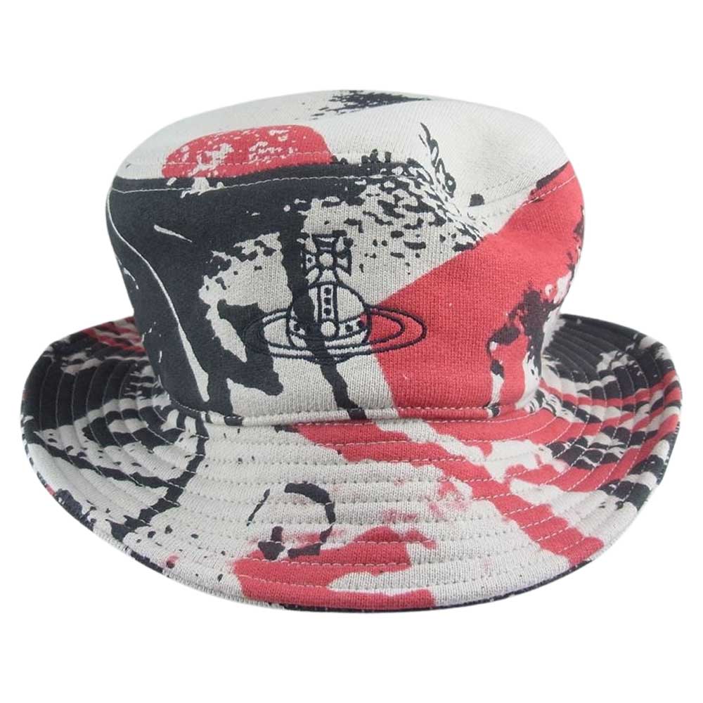 Vivienne Westwood ヴィヴィアンウエストウッド RUBBISH BUCKET HAT バケット ハット マルチカラー系 F【中古】