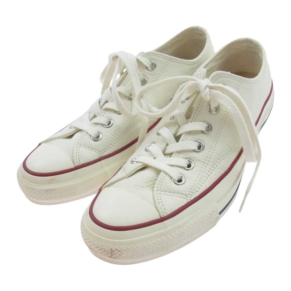 CONVERSE コンバース Addict Chuck Taylor アディクト チャックテイラー ローカット スニーカー オフホワイト系 26.5cm【美品】【中古】