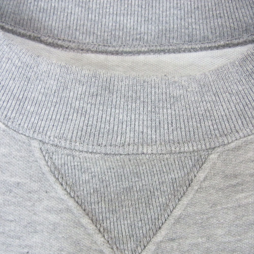 Sacai サカイ 18-01840M Sponge Sweat Pullover スポンジ生地 異素材ドッキング スウェット プルオーバー グレー系 M【中古】