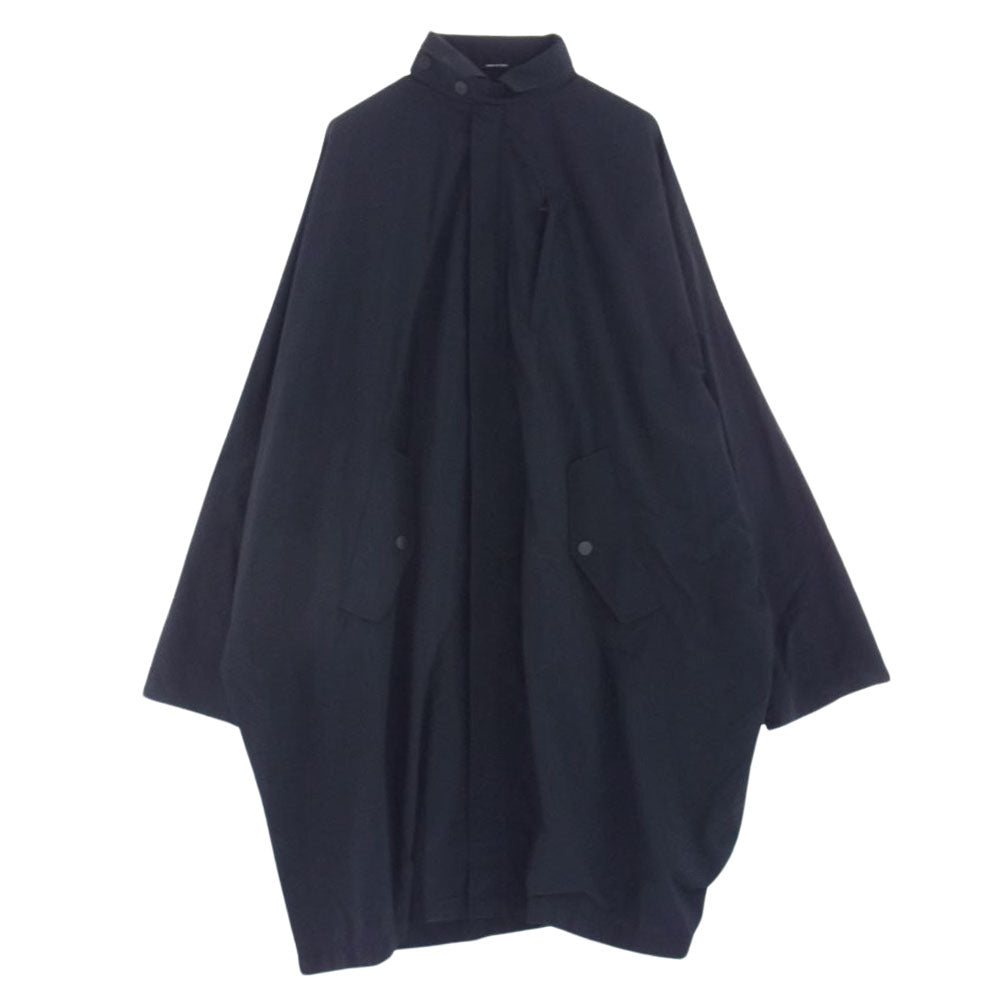 MAISON MARGIELA メゾンマルジェラ 23SS S51AH0139 RECYCLED NYLON オーバーサイズ リサイクルナイロン コート インディゴブルー系 XL【中古】