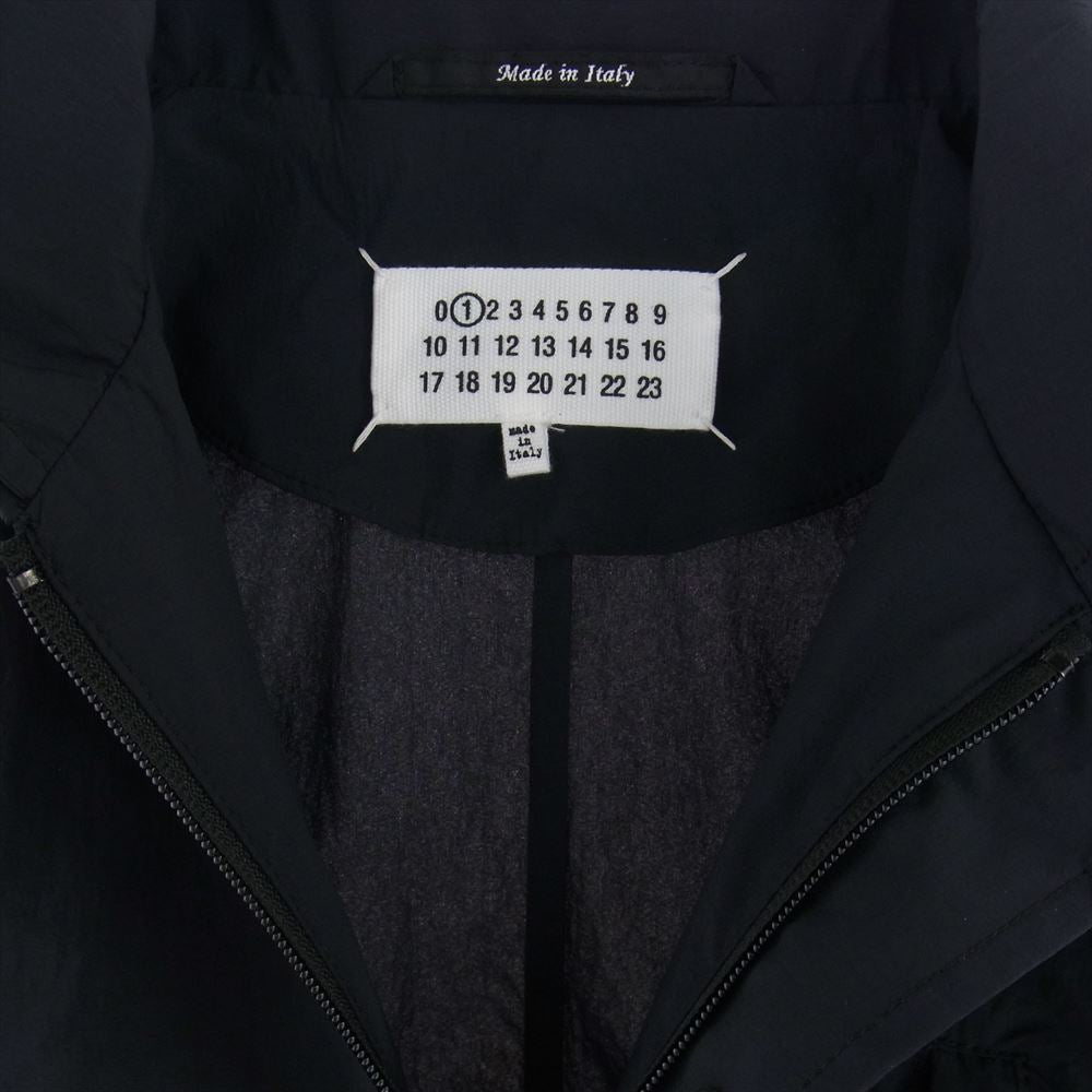 MAISON MARGIELA メゾンマルジェラ 23SS S51AH0139 RECYCLED NYLON オーバーサイズ リサイクルナイロン コート インディゴブルー系 XL【中古】