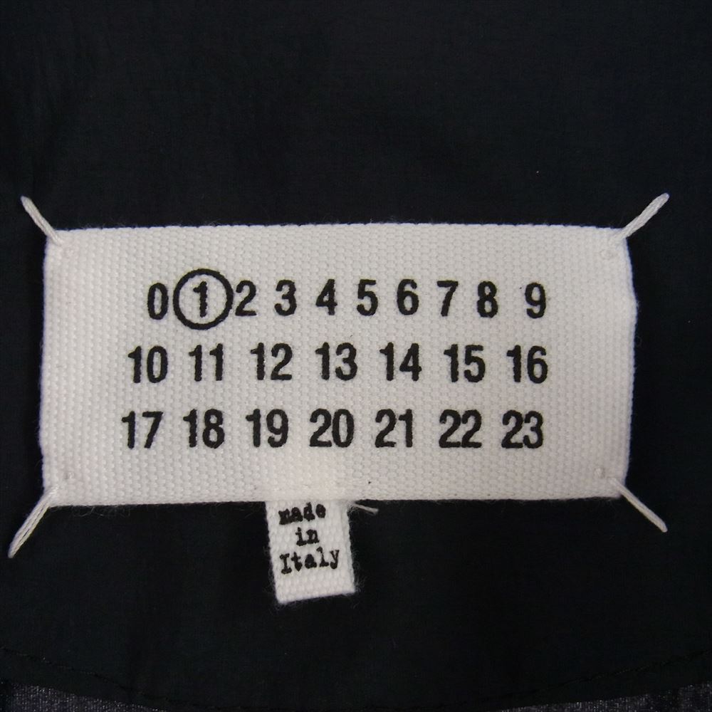 MAISON MARGIELA メゾンマルジェラ 23SS S51AH0139 RECYCLED NYLON オーバーサイズ リサイクルナイロン コート インディゴブルー系 XL【中古】