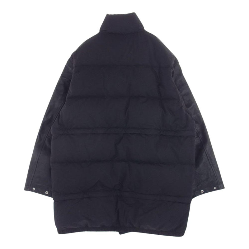 ヨーク 23AW YK23FW0611B-WM GARDEＮ ガーデン別注 EXCLUSIVE DETACHABLE DOWN JACKET マルチデタッチャブル 袖レザー切替 ダウンジャケット ブラック系 3【新古品】【未使用】【中古】