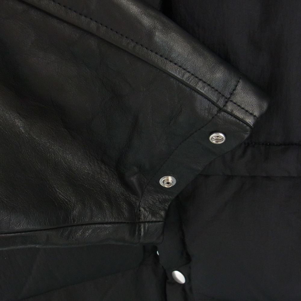 ヨーク 23AW YK23FW0611B-WM GARDEＮ ガーデン別注 EXCLUSIVE DETACHABLE DOWN JACKET マルチデタッチャブル 袖レザー切替 ダウンジャケット ブラック系 3【新古品】【未使用】【中古】
