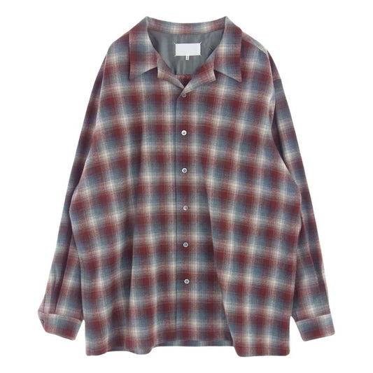MAISON MARGIELA メゾンマルジェラ PENDLETON ペンドルトン 23AW S67DT0010 COED オーバーサイズ チェック オープンカラー 長袖 シャツ マルチカラー系 44【美品】【中古】
