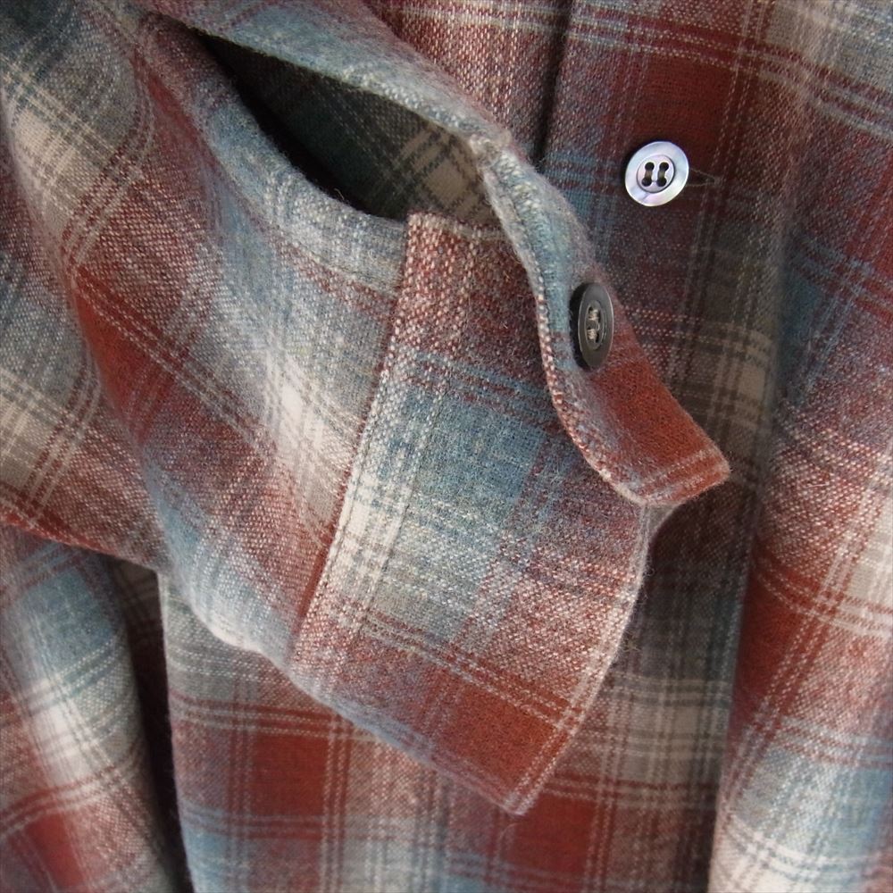 MAISON MARGIELA メゾンマルジェラ PENDLETON ペンドルトン 23AW S67DT0010 COED オーバーサイズ チェック オープンカラー 長袖 シャツ マルチカラー系 44【美品】【中古】