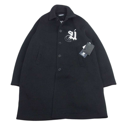 UNDERCOVER アンダーカバー 18SS UCU4302 メッシュターン ダウンカラーコート ステンカラーコート ブラック系 3【新古品】【未使用】【中古】