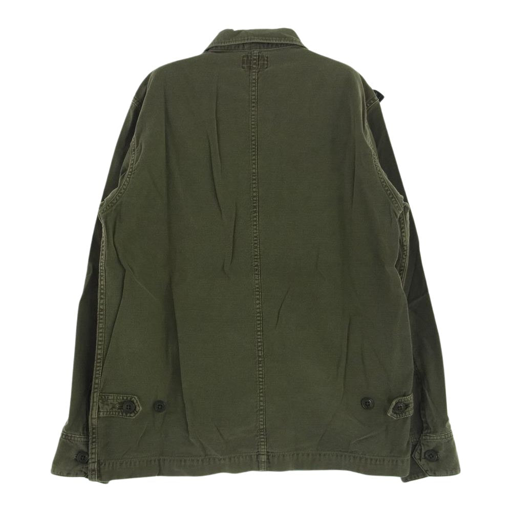 WTAPS ダブルタップス 13AW 132GWDT-SHM02 JUNGLE L/S SHIRTS ジャングル ミリタリー シャツ カーキ系 2【中古】