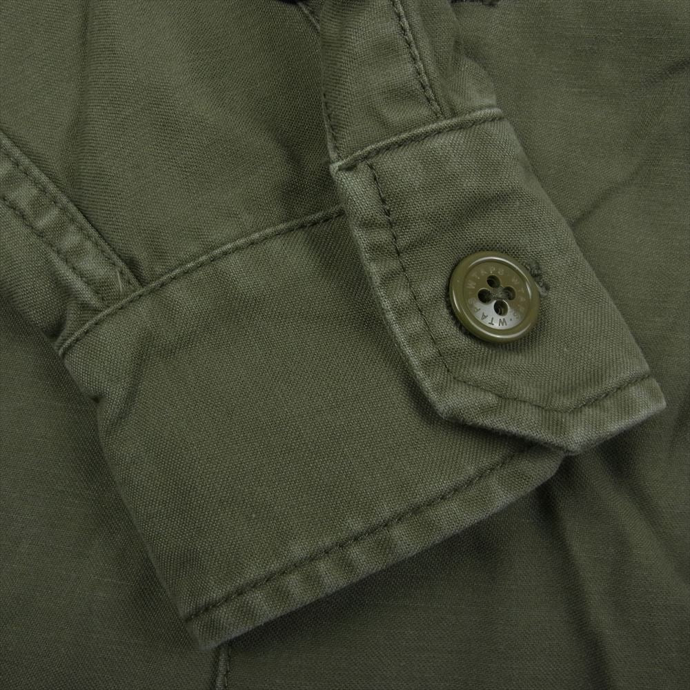 WTAPS ダブルタップス 15AW 152GWDT-SHM02 BUDS L/S SHIRTS ミリタリー シャツ カーキ系 2【中古】