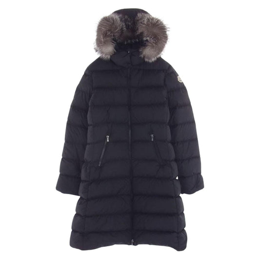 MONCLER モンクレール ABELLE アベル ナイロン ダウン コート ブラック系 14anni164cm【中古】
