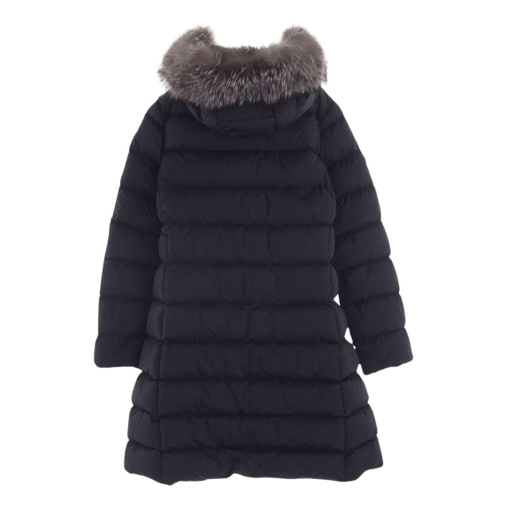 MONCLER モンクレール ABELLE アベル ナイロン ダウン コート ブラック系 14anni164cm【中古】