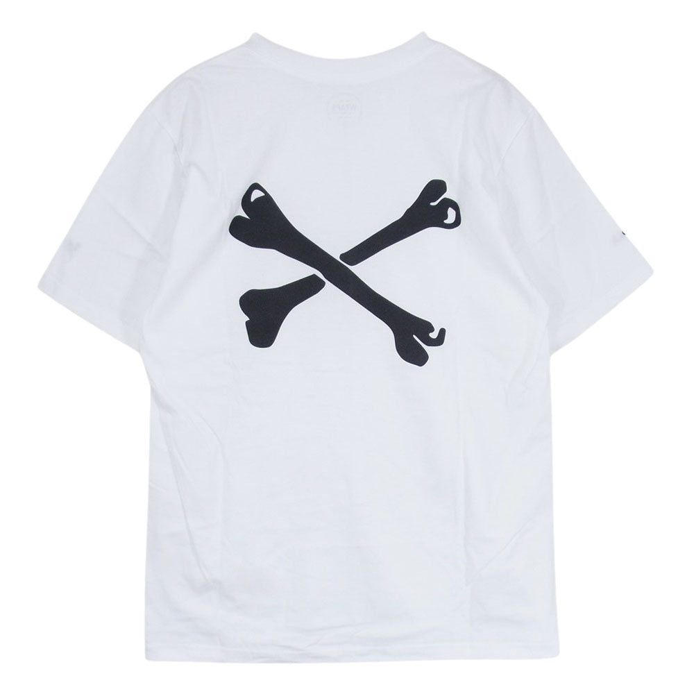 WTAPS ダブルタップス 14SS CROSS BONE TEE クロスボーン 半袖 Tシャツ  ホワイト系 2【美品】【中古】