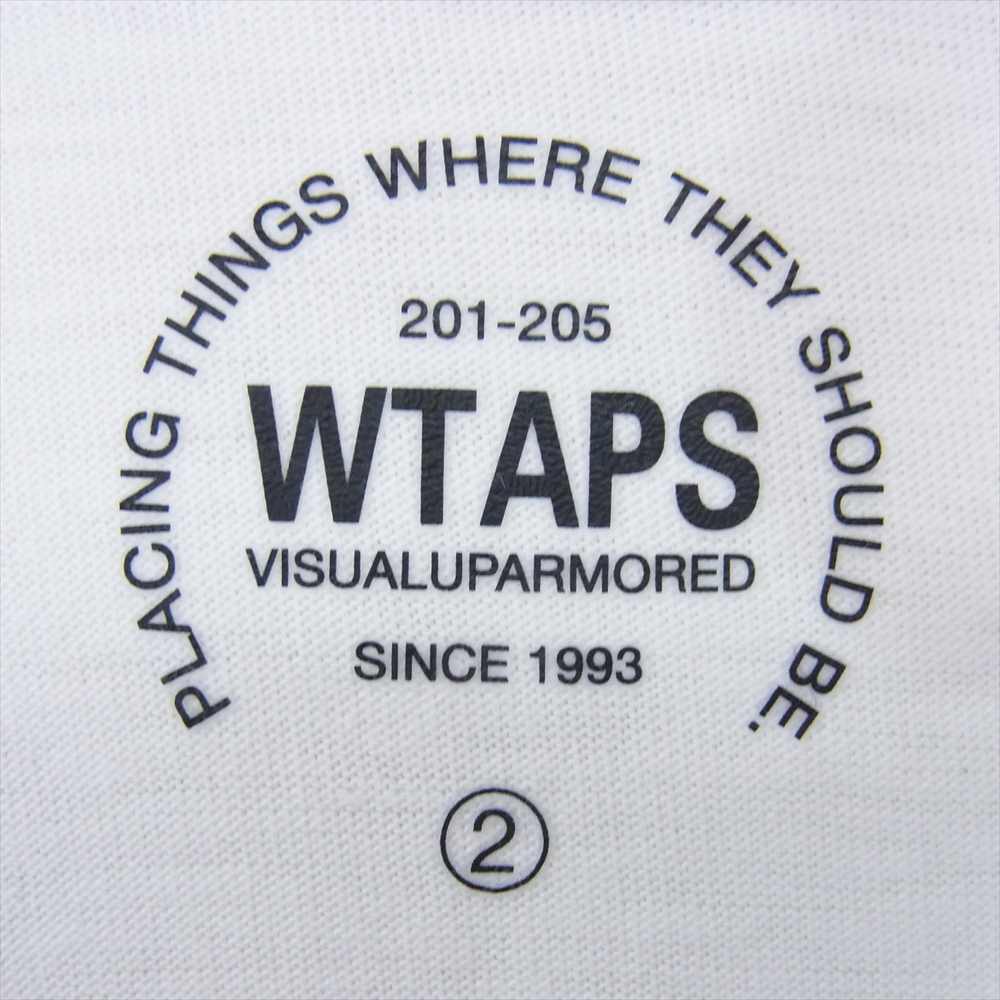 WTAPS ダブルタップス 14SS CROSS BONE TEE クロスボーン 半袖 Tシャツ  ホワイト系 2【美品】【中古】