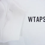 WTAPS ダブルタップス ロゴ プリント 長袖 Tシャツ ホワイト系 2【美品】【中古】