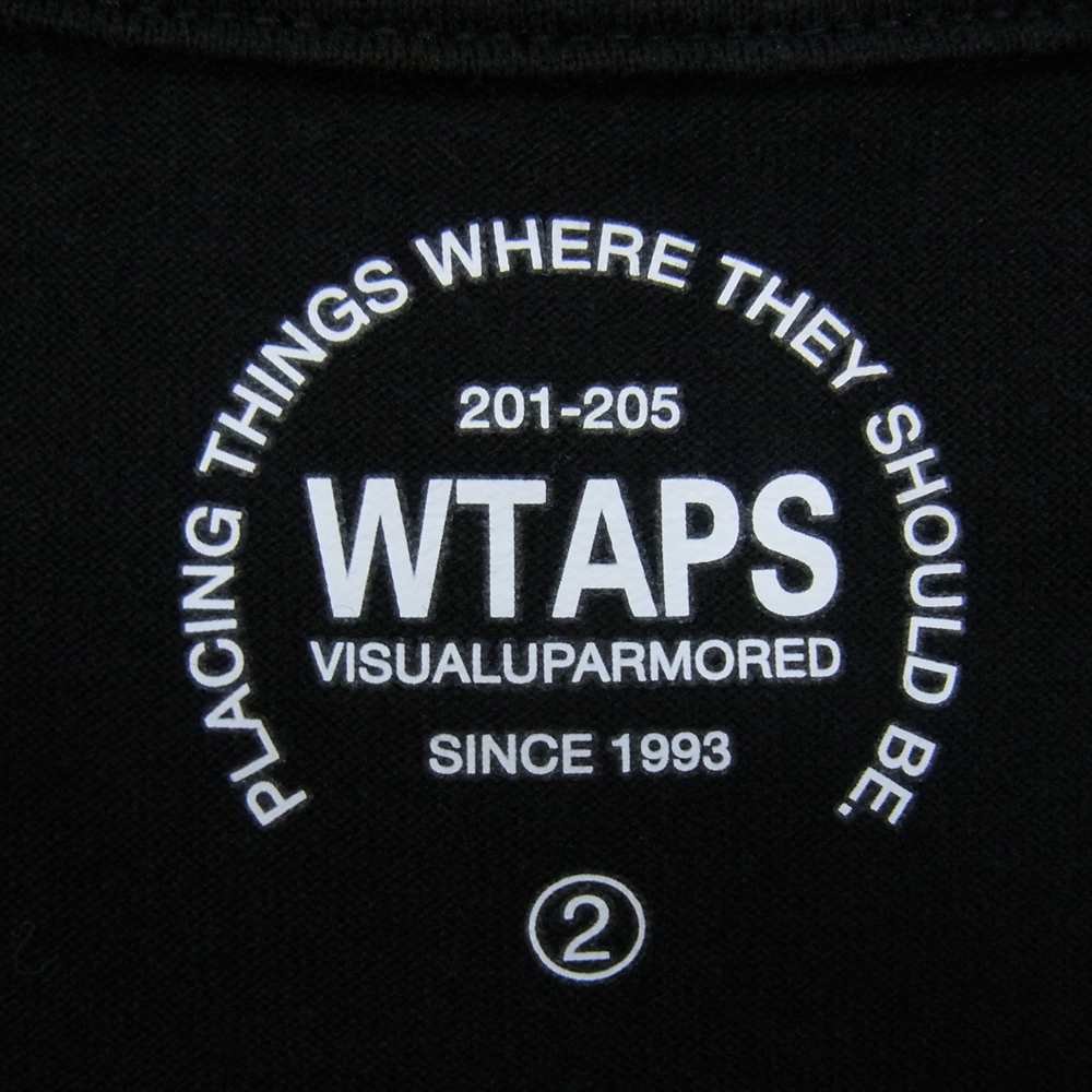 WTAPS ダブルタップス MILSPECC 長袖 Tシャツ ブラック ブラック系【中古】