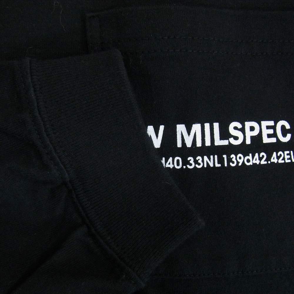 WTAPS ダブルタップス MILSPECC 長袖 Tシャツ ブラック ブラック系【中古】